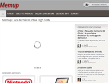 Tablet Screenshot of memup.fr